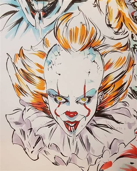 Pin By Daria K On It Pennywise Horror Movie Art Horror Artwork Pennywise The Dancing Clown