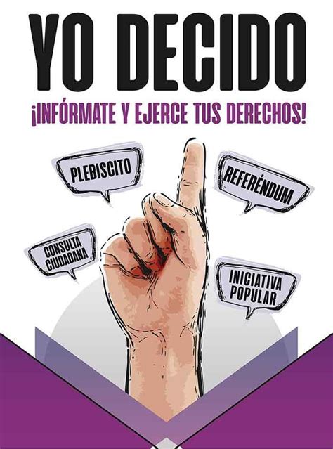 Afiche Sobre La Democracia Participativa Para El Manejo De Conflictos