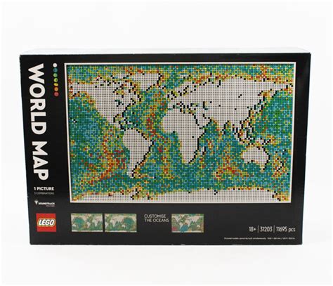 LEGO OUTLET ART 31203 Mapa świata Klocki LEGO Sklep internetowy