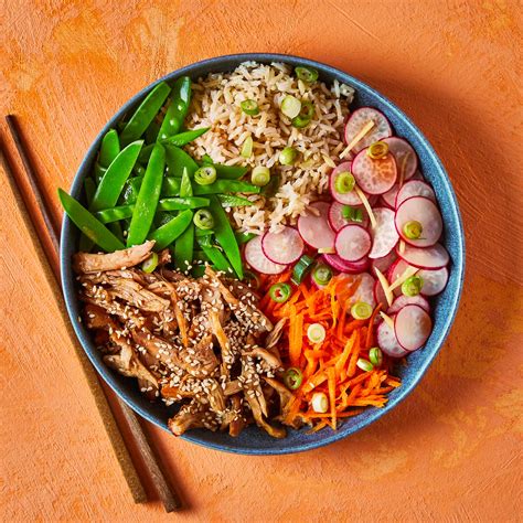 Pulled Chicken Teriyaki Donburi Bowl Recipe Gousto