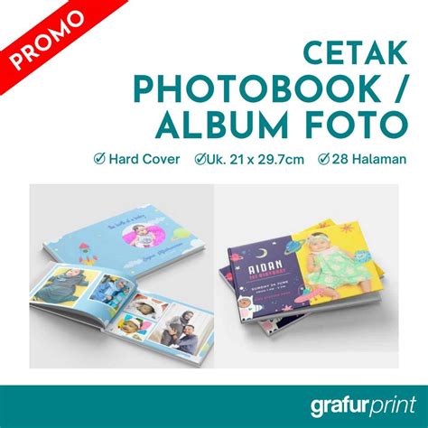 Jual Photobook Hardcover Besar Ukuran A4 POTRAIT Isi 80 Foto Termurah