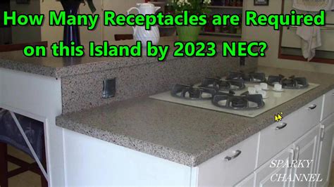 How Many Receptacles Are Required On This Island By 2023 NEC 210 52 C