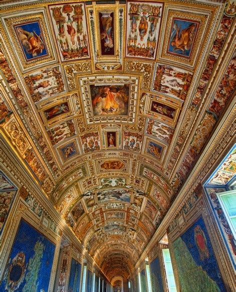 The Ceiling of the Gallery of Maps - Ceilings in Europe