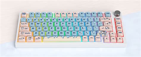 Amazon Mosptnspg 139 PBT Custom Cartoon Keycaps MOA Profile Dye