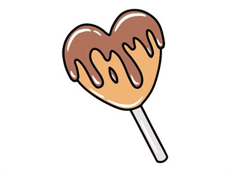 Premium Vector Ice Cream With Heart Icon