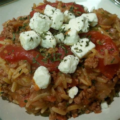 Greek Lamb And Orzo Recipe