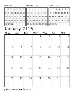 printable calendars