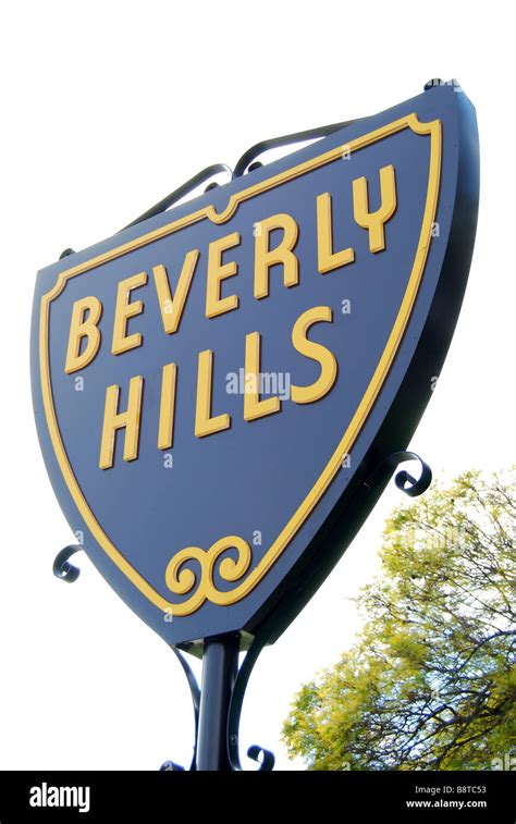 Beverly Hills Sign Beverly Hills Los Angeles California United