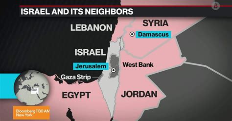 Map Of Israel And Its Neighbors Authentic | www.bharatagritech.com