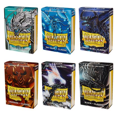 Dragon Shields Ct Small Japanese Yugioh Size Deck Protector Classic