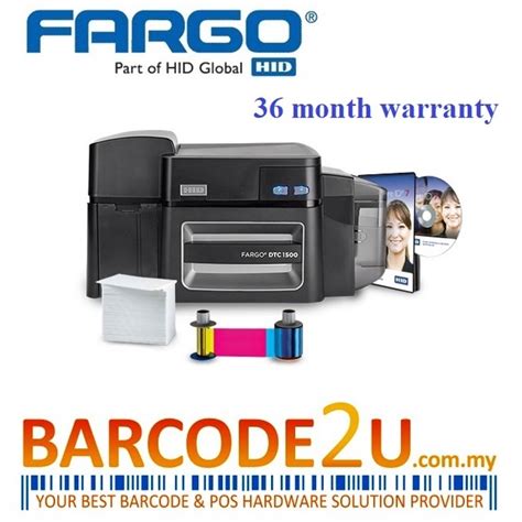 Fargo DTC1500 HFC Dual Sided ID Card Printer Shopee Malaysia