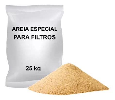 Areia Especial Para Filtro De Piscina 25 Kg Parcelamento Sem Juros