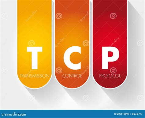 Tcp Transmission Control Protocol Acronym Technology Concept
