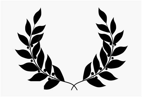 Gold Laurel Leaves Clipart - bmp-best