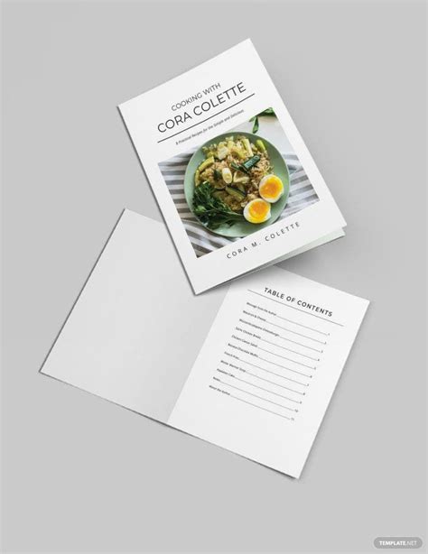 Self Publish Cookbook Template In Psd Word Indesign Publisher Pages