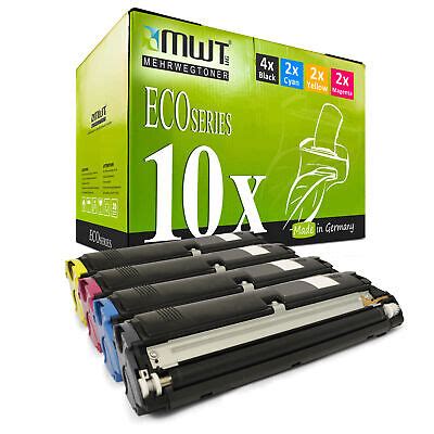 10X ECO Cartuccia Per Konica Minolta Magicolor 2590 MF 2530 DL 2430 DL