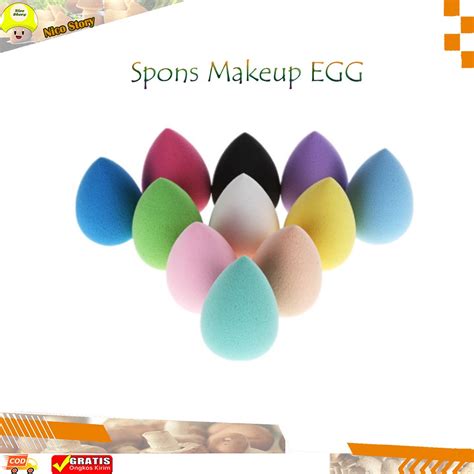 Jual Ncs Beauty Blend Blender Sponge Spon Spons Make Up Tear Drop Egg