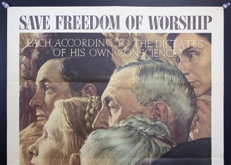 Norman Rockwell Four Freedoms Poster