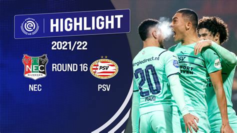 Highlights NEC Nijmegen vs PSV Eindhoven Vòng 16 Giải VĐQG Hà Lan