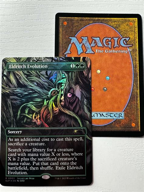 Eldritch Evolution Secret Lair Foil Proxy Goddess 3 0