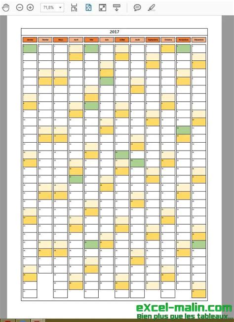 MEILLEUR Calendrier 2024 Excel PDF GRATUIT 52 OFF