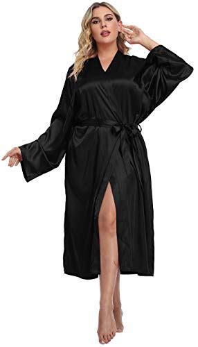 I Tested The Luxurious Comfort Of A Plus Size Long Silk Robe And Heres