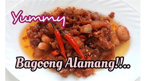 Ganito Lang Kasimple Magluto Ng Bagoong Alamang Yummy Food S YouTube