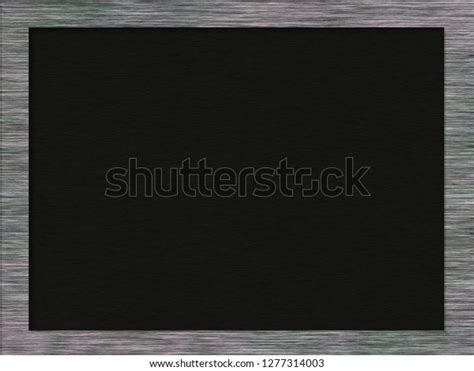 Modern Wood Frame Chalkboard Texture Backgroundtop Stock Illustration