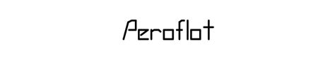 FontsMarket.com - Download Aeroflot font for FREE