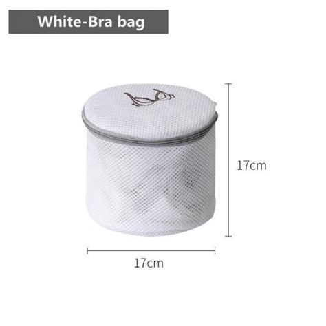 Blanc cm Sacs à linge brodés pour le lavage de Lingerie sac de