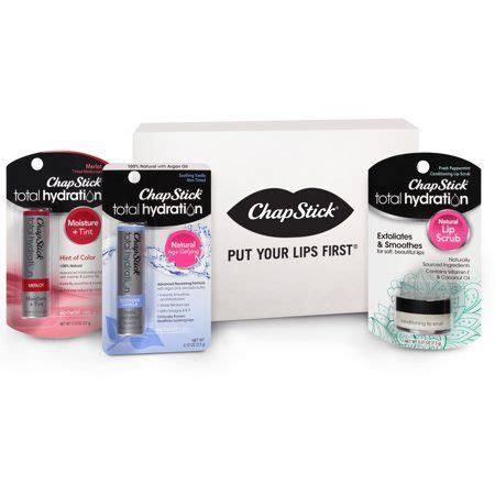 Chapstick Total Hydration Lip Balm And Lip Scrub Soothing Vanilla And