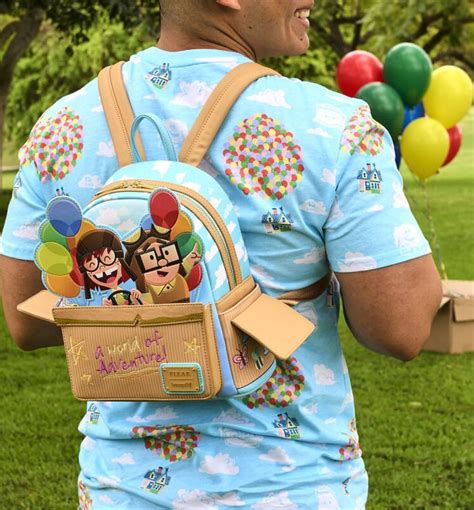 Loungefly Pixar Up 15th Anniversary Spirit Of Adventure Mini Backpack