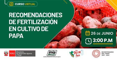 Curso Online Recomendaciones De Fertilizaci N En Cultivo De Papa Del Inia