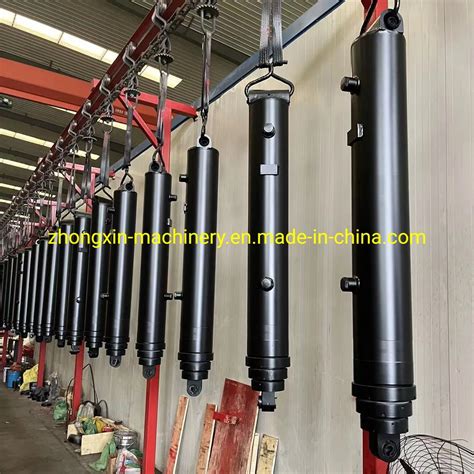 Light Dump Truck 3 4 5 Stage Telescopic Hydraulic Cylinder For Sale