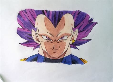 Vegeta Mega Instinto Ultra Ego Dibujos Dragones Vegeta