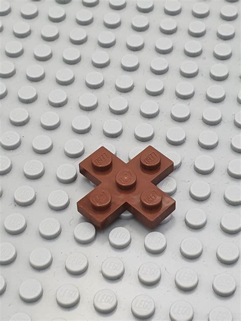 Lego® 5 Stück Basic Platte 3x3 Kreuz Brick 15397 Reddish Brown Braun Ebay