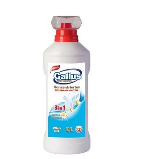 Gallus гель для стирки белых тканей 3в1 Professional, 2 л купить в ...