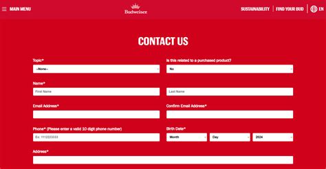 Budweiser Offer Mail-in Rebate Application Template - USRebate.com