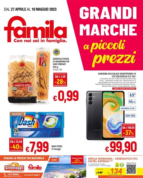 Volantino Famila Grandi Marche Piccoli Prezzi Fino Al