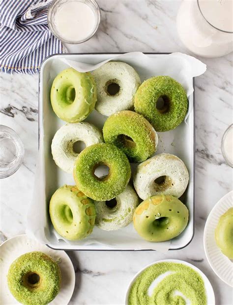 Matcha Baked Doughnuts Recipe Love And Lemons