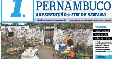 Capa Diario De Pernambuco S Bado De Julho De