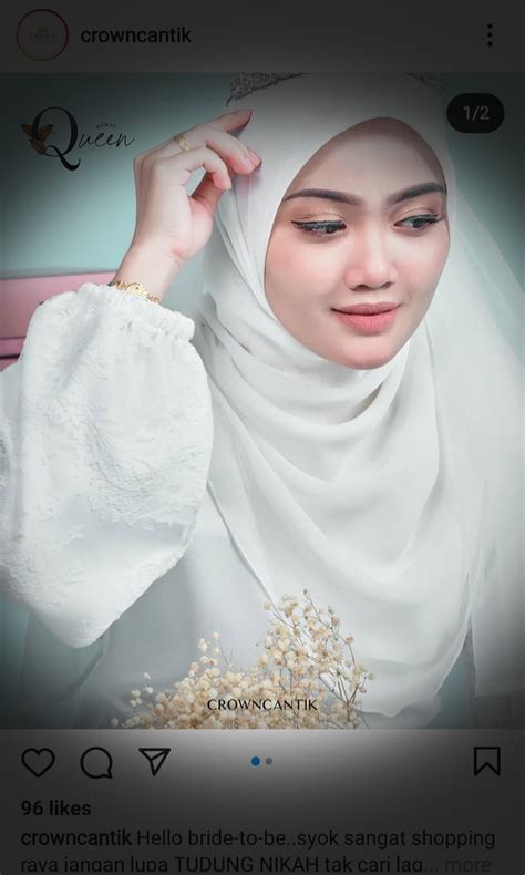 BAWAL QUEEN Off White By Crown Cantik Women S Fashion Muslimah