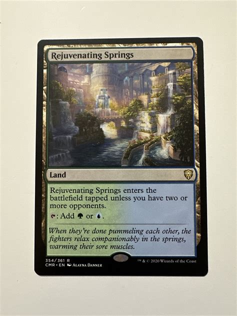 Mtg Rejuvenating Springs Commander Legends Regular Rare Nm Ebay