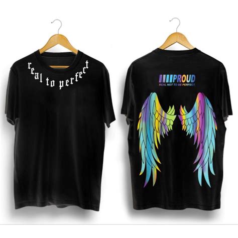 Jual Kaos Pria Rainbow Wing Kaos Distro Shopee Indonesia