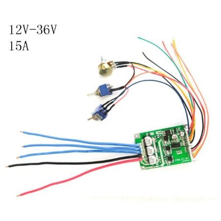 Controlador De Motor Brushless Sin Escobilla 15A 12 36V