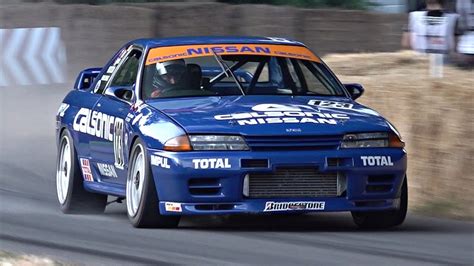 The Legendary 1990 Calsonic Nissan Skyline GT R R32 Engine Sounds