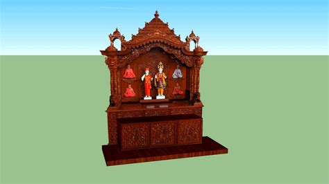 Swaminarayn Mandirpooja 3d Model