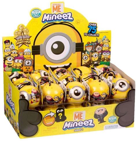 Minions Mineez Series 1 Despicable Me 3 Mystery Capsule Box 30 Packs