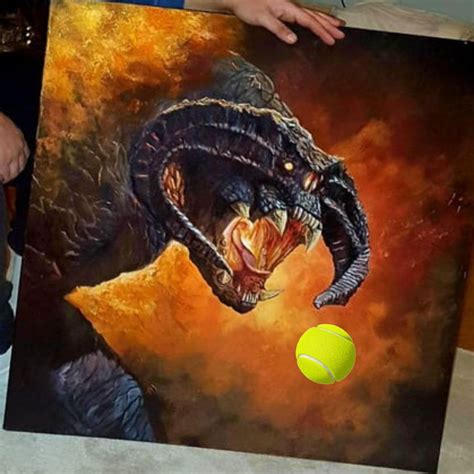 My Balrog painting : r/lotr