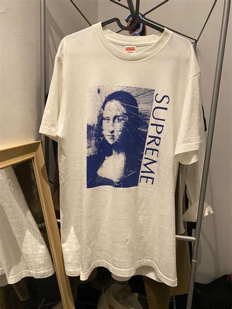 Supreme Mona Lisa Tee Men S Fashion Tops Sets Tshirts Polo